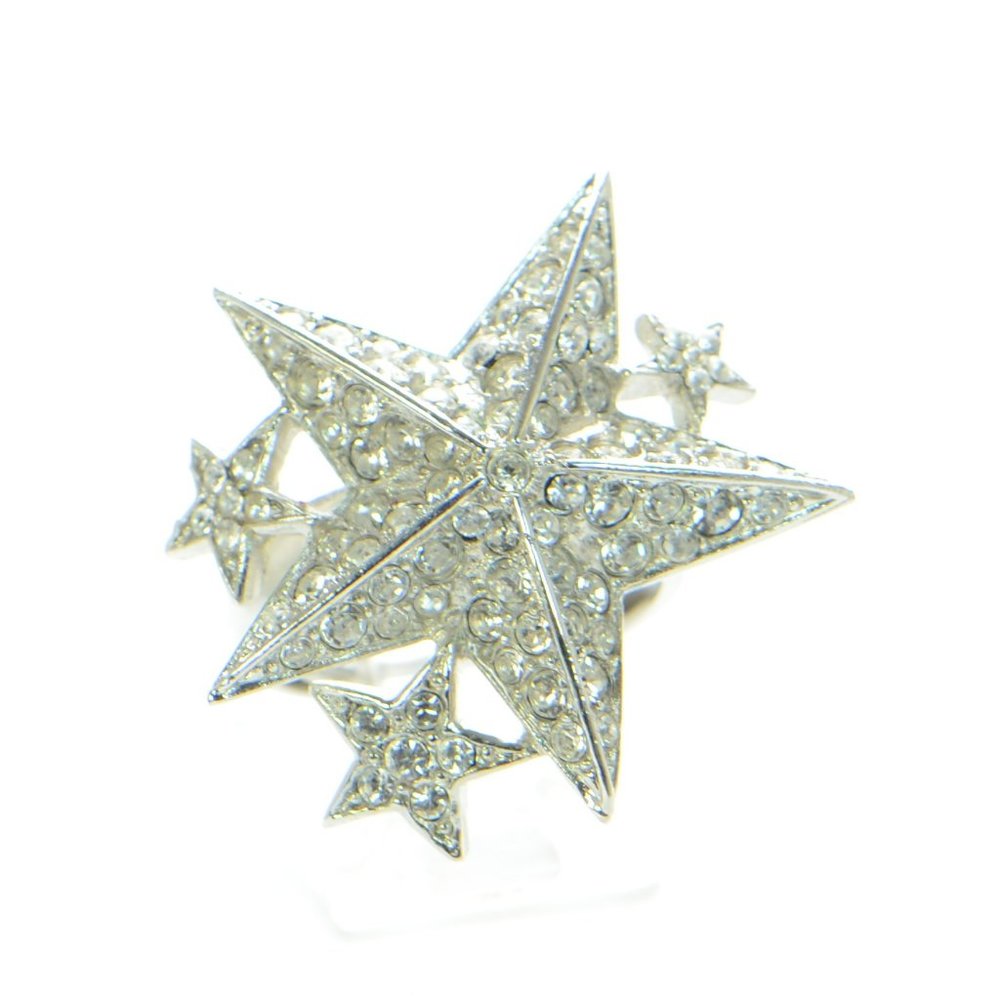 Oscar de la Renta Crystal Star Ring